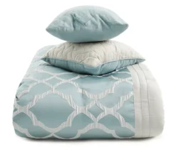 Broyhill Tiago Aqua 8-Piece Comforter Set