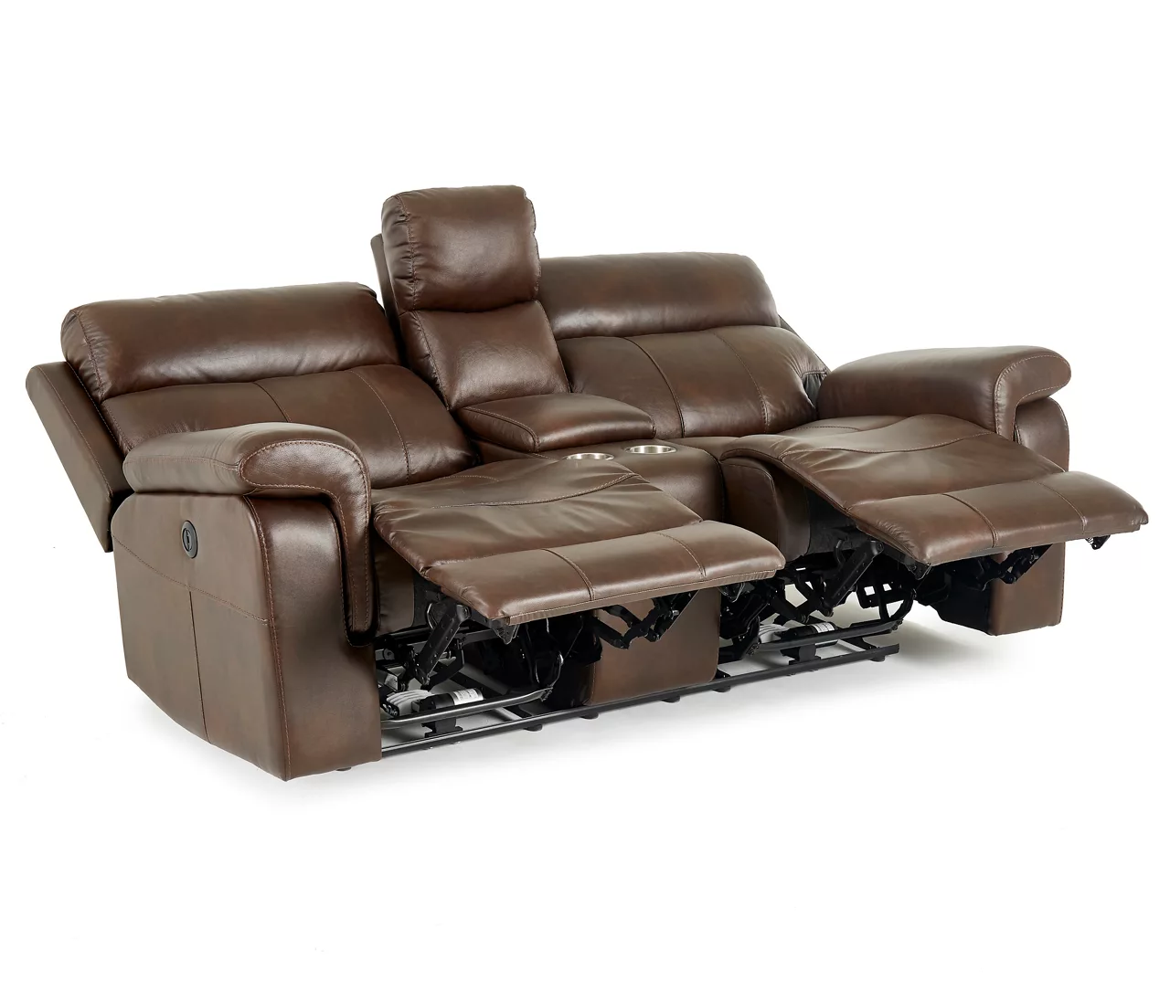 Wellsley Leather Power Reclining Console Loveseat - Image 10