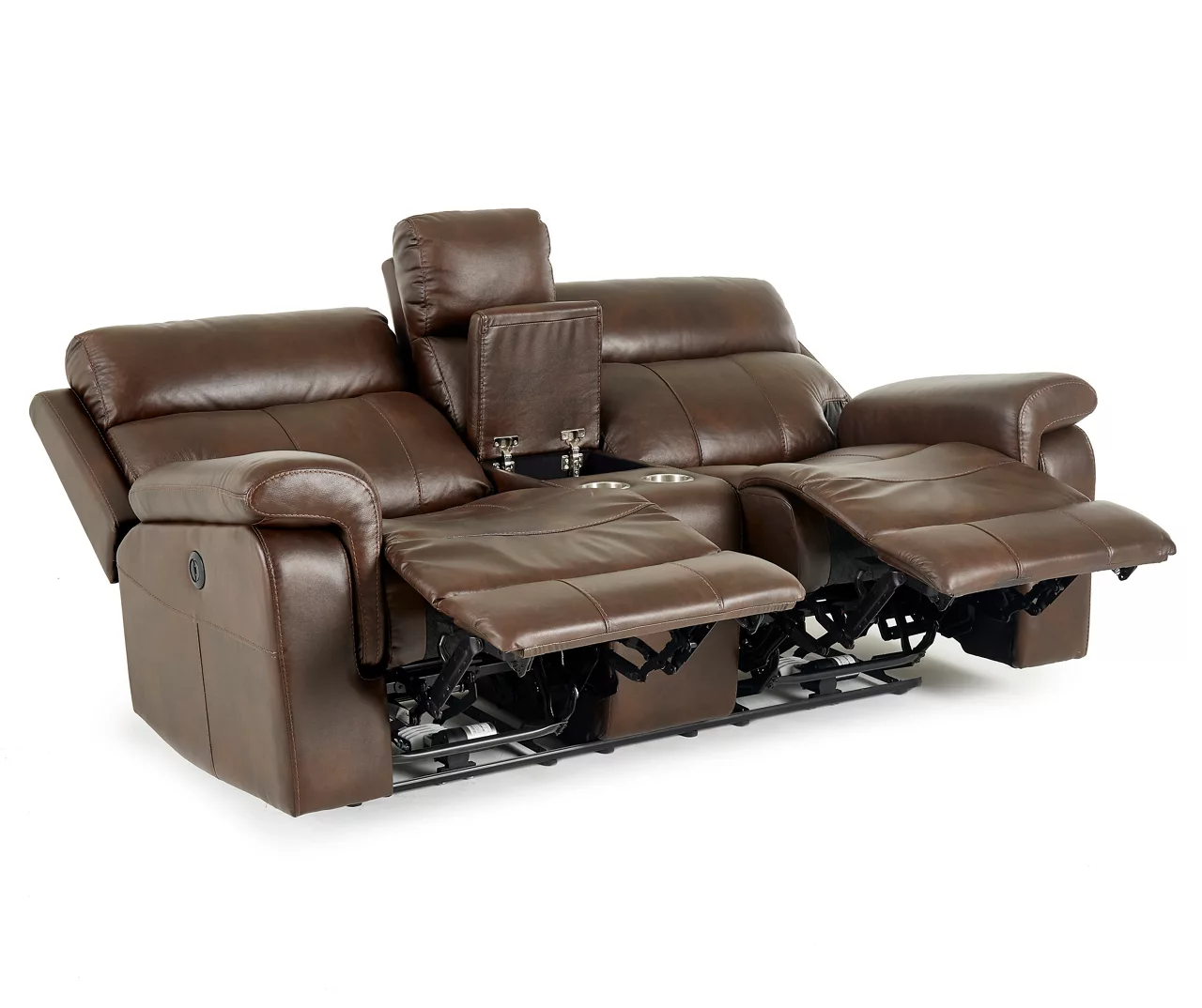 Wellsley Leather Power Reclining Console Loveseat - Image 14