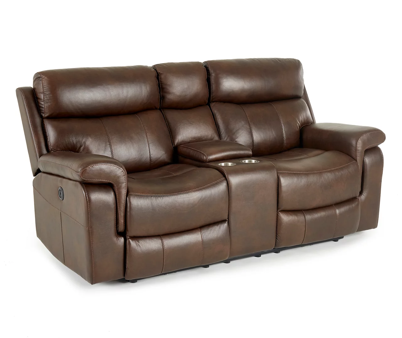 Wellsley Leather Power Reclining Console Loveseat - Image 12