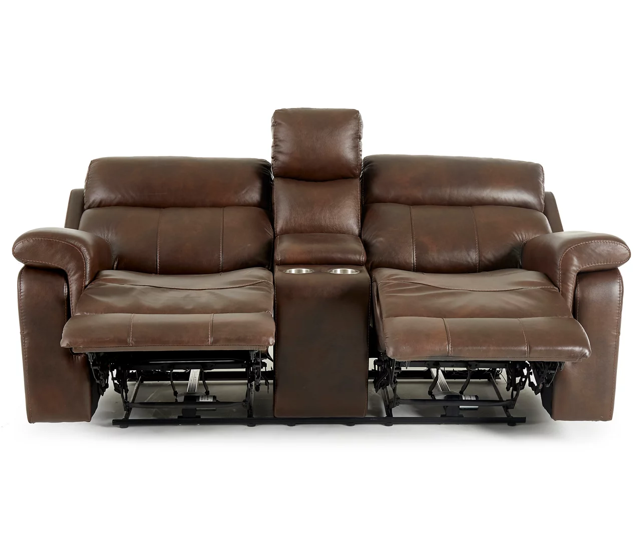 Wellsley Leather Power Reclining Console Loveseat - Image 13