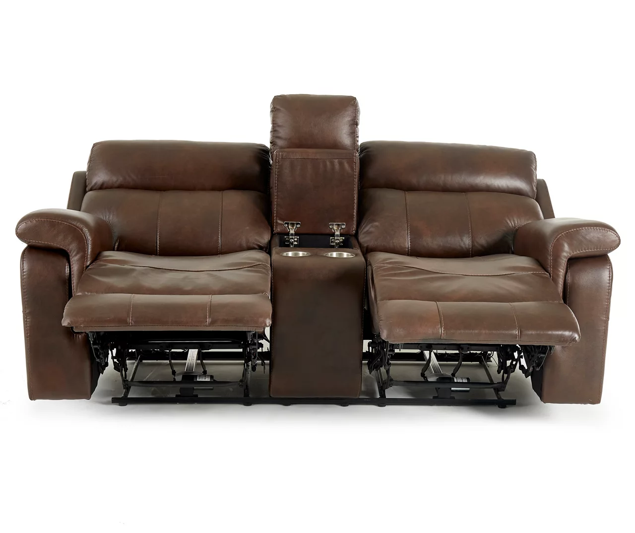 Wellsley Leather Power Reclining Console Loveseat - Image 11