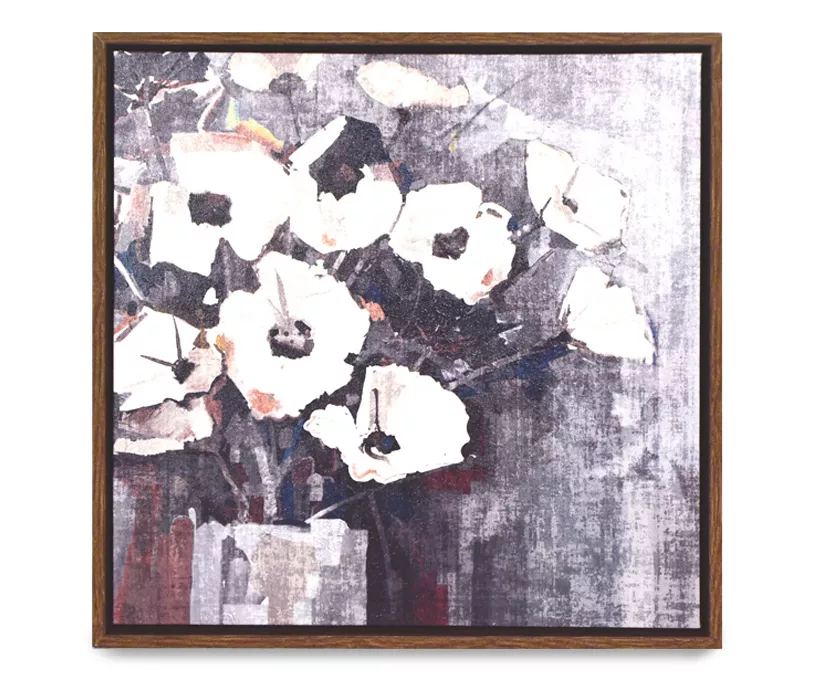 Flower Pot Framed Canvas