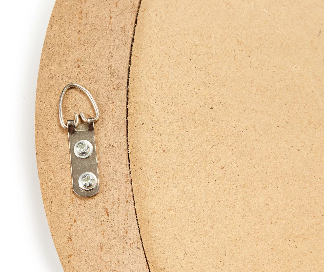 Brown Wooden Wall Mirror - Image 4