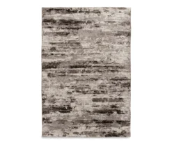 Broyhill Mineral Brown Distressed Pattern Area Rug