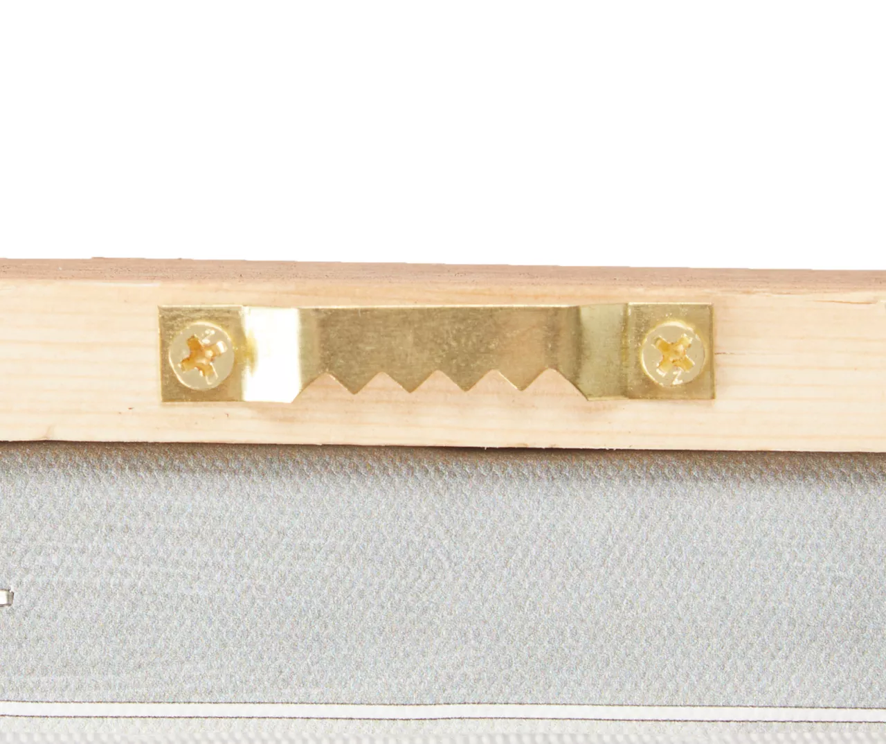 Gray, White & Blue Abstract 1 Framed Canvas - Image 3