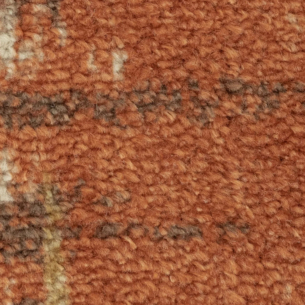 Broyhill Brown & Red Abstract Patchwork Accent Rug - Image 16