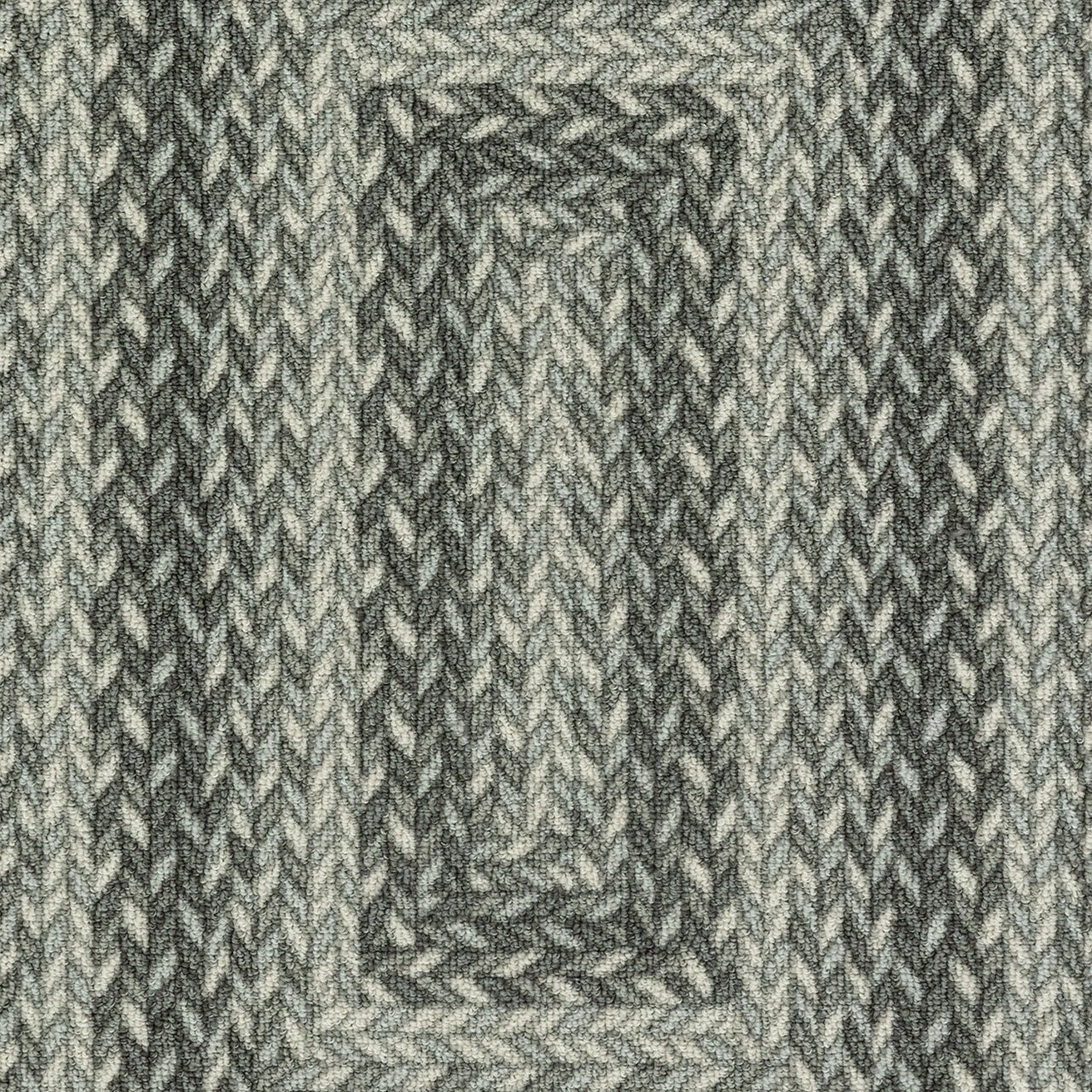 Broyhill Gray Braided Print Accent Rug - Image 6