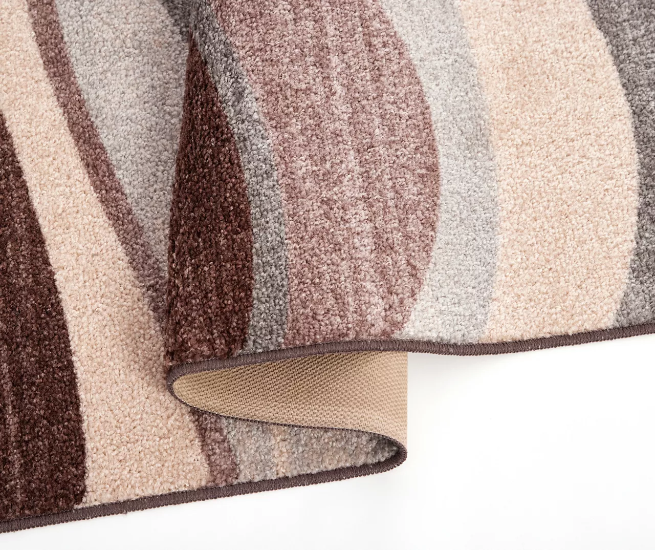Broyhill Mauve & Gray Wave Accent Rug - Image 4
